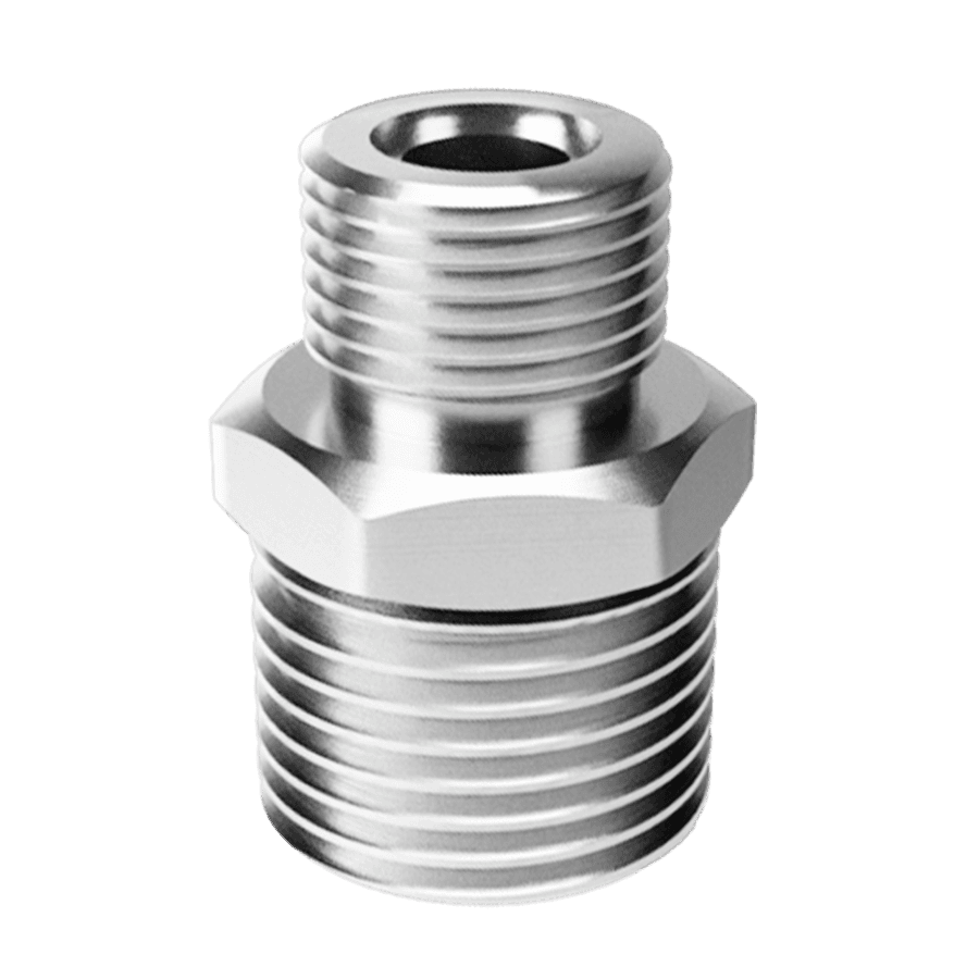 NIPLE 1/2” X 3/8” P/FILTRO CROMADO