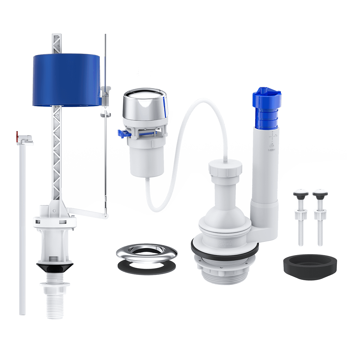 CONJUNTO COMPLETO PARA CAIXAS ACOPLADAS COM ACIONAMENTO PNEUMÁTICO - EASY