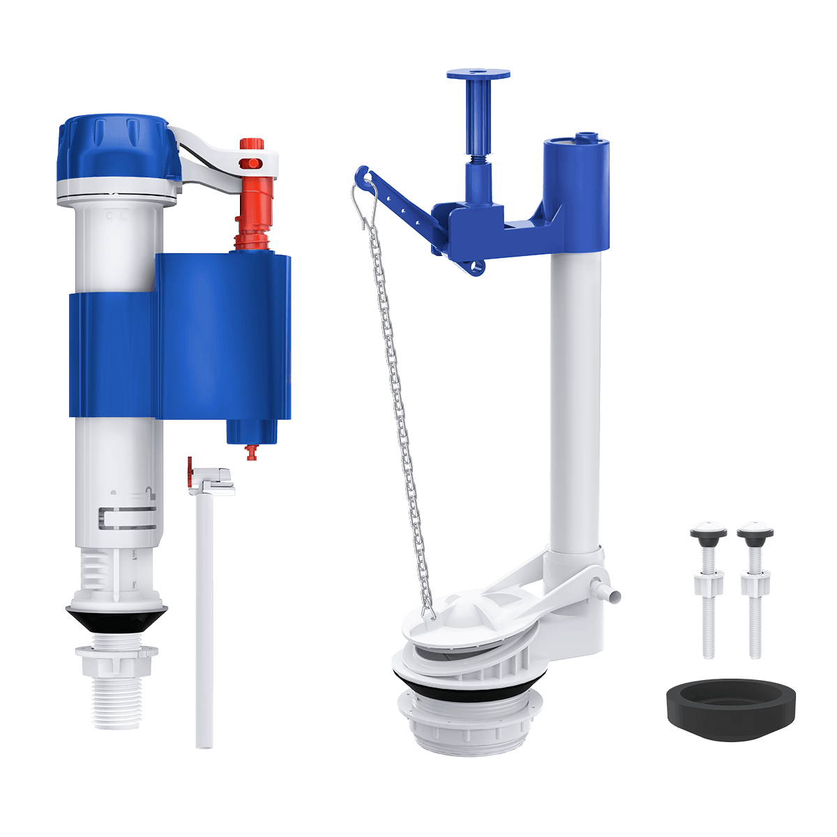 CONJUNTO COMPLETO UNIVERSAL PARA CAIXAS ACOPLADAS COM CASTELO SEM BOTÃO